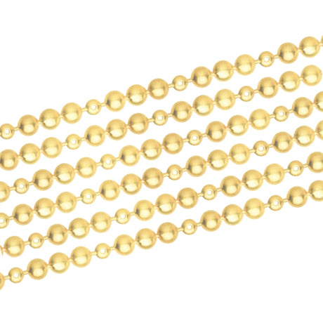 5/8" Brass-Plated Decorative Nail Strip (1 Metre) Image 1