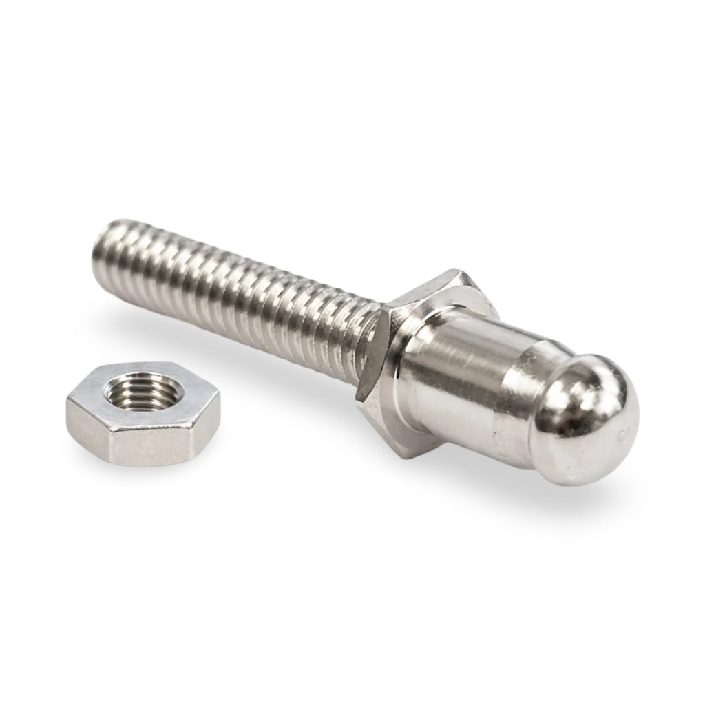 5/8" DOT® Lift-the-DOT® Three-Way Locking Fastener Machine Screw Stud with Nut Image 1