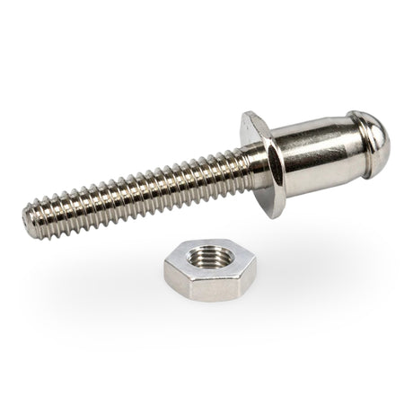 5/8" DOT® Lift-the-DOT® Three-Way Locking Fastener Machine Screw Stud with Nut Image 2