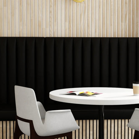 54" Autobahn Black (077) Vinyl Fabric Image 2