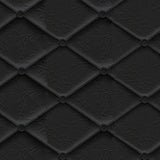 54" Mayfair Black (007) Quilted Vinyl Fabric Image 1
