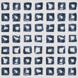 54" Sunbrella® Kindle Indigo (145666-0004) Upholstery Fabric swatch