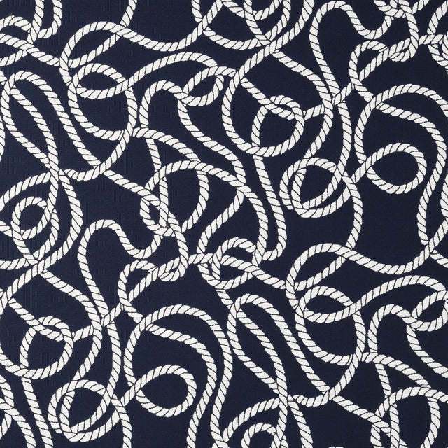 54" Sunbrella® Maritime Nautical (145239-0000) Upholstery Fabric swatch