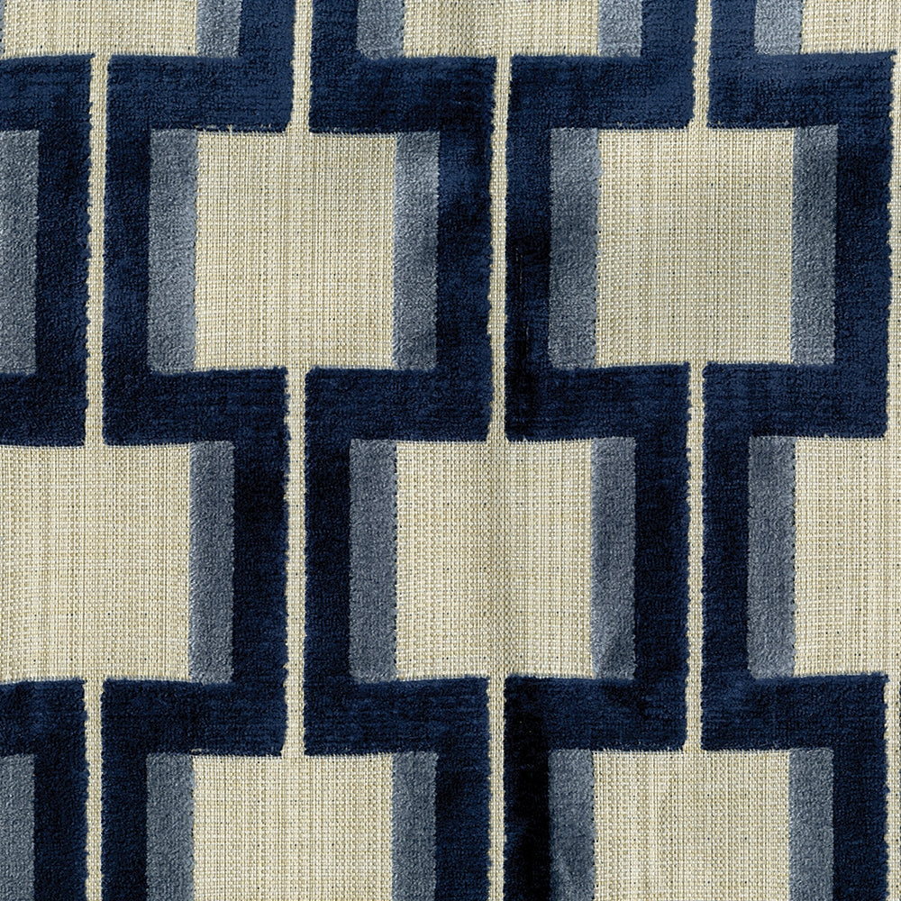 55" Wyatt Indigo (306) Upholstery Fabric Image 1