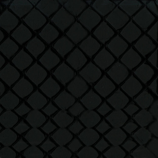 58" Black Quilted Jacket Liner Fabric Image 1