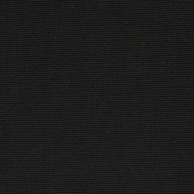 59" Black Ribbed Spandex Fabric Image 1