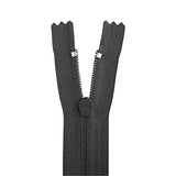 6" Plastic #5 Closed-End Locking Zipper Image 2