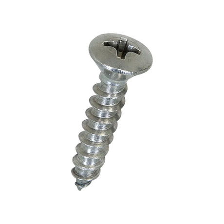 #6 Stainless Steel Phillips Oval Head Screw Image 1
