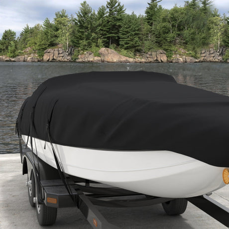 60" Atlantis Black (7) Cover Fabric - Boat cover application