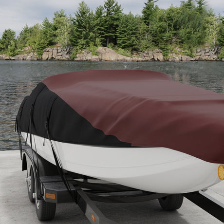 60" Atlantis Burgundy (17) Cover Fabric - Boat cover application