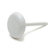 7/16" Low Dome White Upholstery Nail Image 1