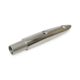 7/8" Stainless Steel 5.5° Grab Rail End Image 2