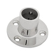 7/8" Stainless Steel 90° Round Stanchion Base Image 1
