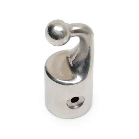 7/8" Stainless Steel 90° Swivel Ball Outside Eye End Image 1