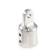 7/8" Stainless Steel Dual Set Screw Outside Eye End Image 1