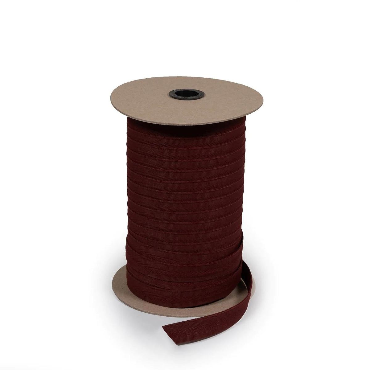 7/8" Sunbrella® Burgundy Centerfold Binding Tape Image 1