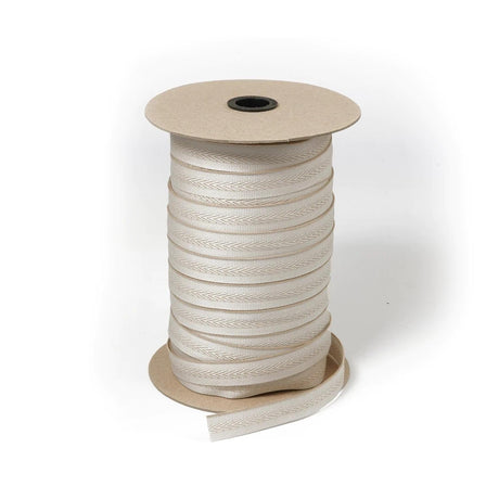7/8" Sunbrella® Oyster Centerfold Binding Tape Image 1