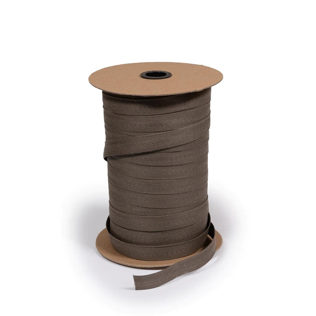 7/8" Sunbrella® Taupe Centerfold Binding Tape Image 1