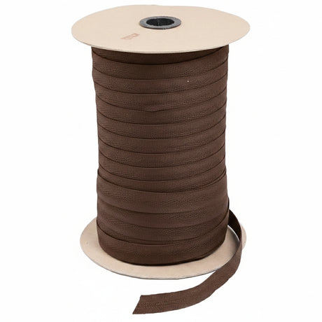 7/8" Sunbrella® True Brown Centerfold Binding Tape Image 1