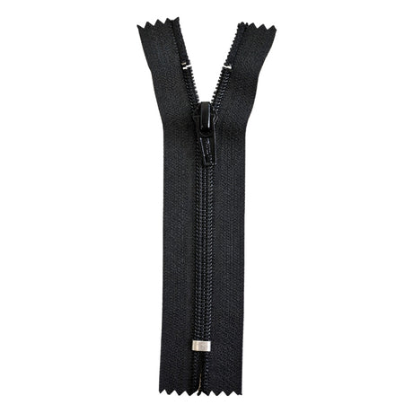 7" Plastic #5 Closed-End Locking Zipper Image 1