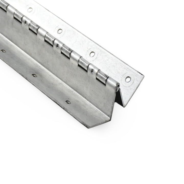 72" x 4-1/2" Aluminum W-Style Hinge Image 1
