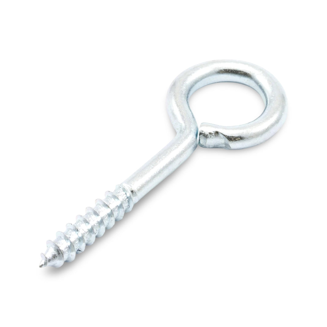#8 x 1-3/8" Zinc-Plated Steel Screw with 1/2" Eyelet Image 1