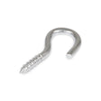 #8 x 13/16" Zinc-Plated Steel Screw with Open Eye End Image 1