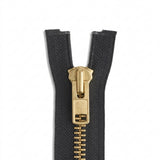 84" YKK® #10 Brass Separating Zipper Image 2