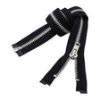 96" YKK® #10 Aluminum Separating Zipper Image 1
