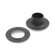 B1-0 1/4" (#0) Black Brass Plain Rim (Sheet) Grommet — 1 Gross Image 1