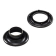 B2-0 9/32" (#0) Black Brass Spur (Rolled Rim) Grommet Image 1