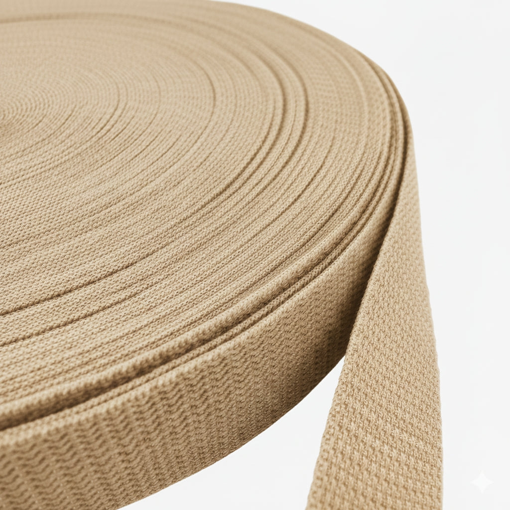 Beige Polypropylene Webbing (2.3 mm) Image 1