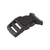 Black Camber Single Adjustable Side Release Webbing Buckle Image 1