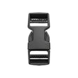 Black Dual Adjustable Side Release Webbing Buckle Image 1