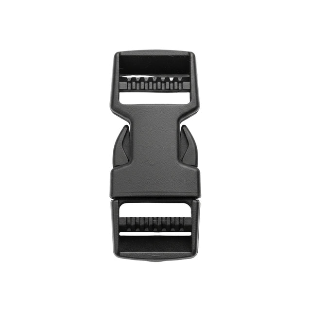 Black Dual Adjustable Side Release Webbing Buckle Image 1