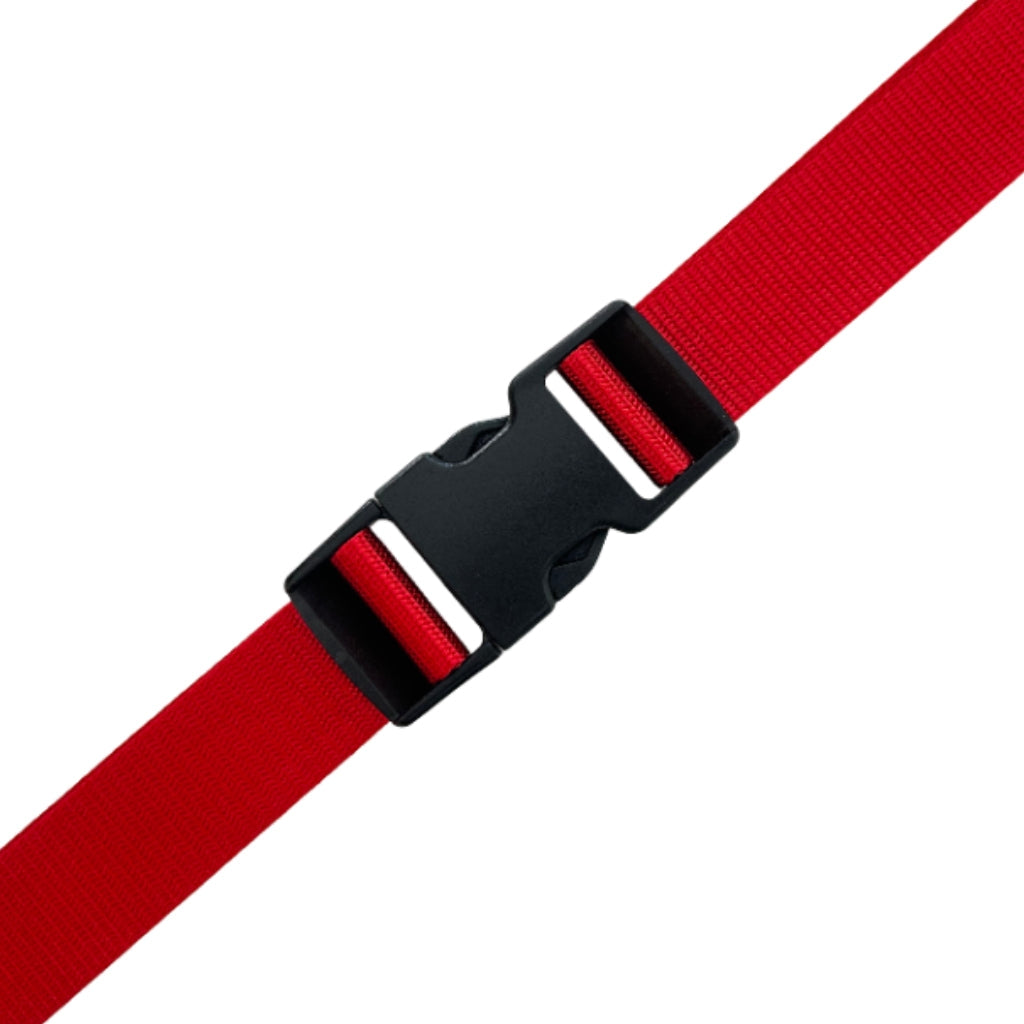 Black Dual Adjustable Side Release Webbing Buckle Image 2