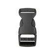Black Euro-Style Camber Single Adjustable Side Release Webbing Buckle Image 1