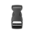 Black Euro-Style Single Adjustable Side Release Webbing Buckle Image 1