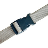 Black Euro-Style Single Adjustable Side Release Webbing Buckle Image 2