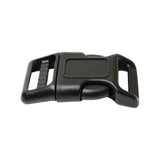 Black Heavy-Duty Camber Single Adjustable Side Release Webbing Buckle Image 1