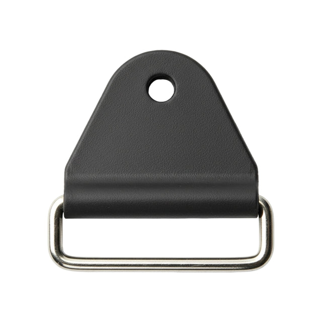 Black Nylon Chafe Tab with Metal Loop Image 1