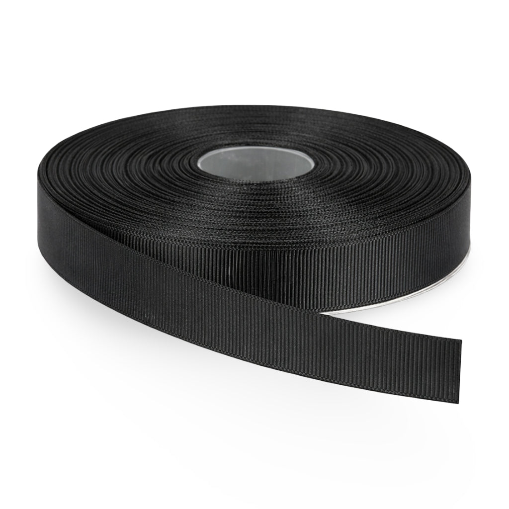 Black Nylon Grosgrain Binding Tape Image 1