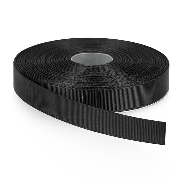 Black Nylon Grosgrain Binding Tape Image 1