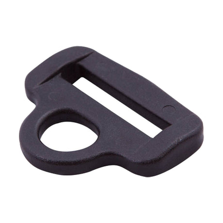 Black Nylon Snap Hook Webbing Loop Image 1