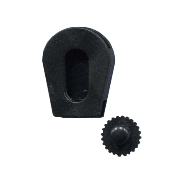 Black Nylon Wheel Cord Lock Image 2