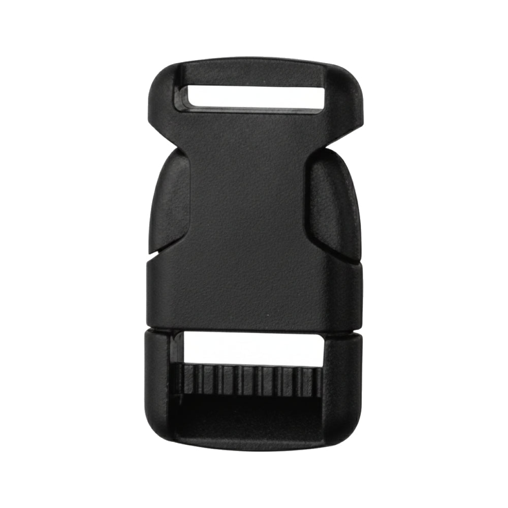 Black Oversized Single Adjustable Side Release Webbing Buckle Image 1