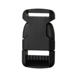 Black Oversized Single Adjustable Side Release Webbing Buckle Image 1