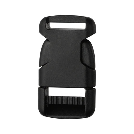 Black Oversized Single Adjustable Side Release Webbing Buckle Image 1