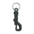 Black Plastic Bolt Snap with Key Ring Image 1