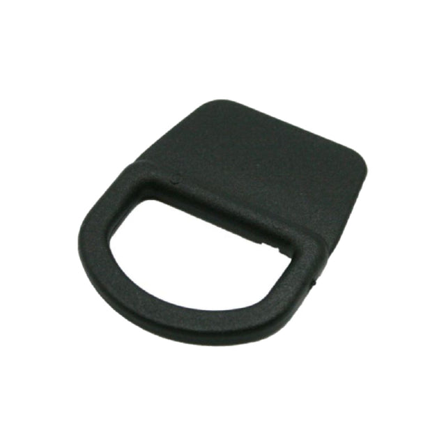 Black Plastic Sewable D-Ring Grommet Image 1